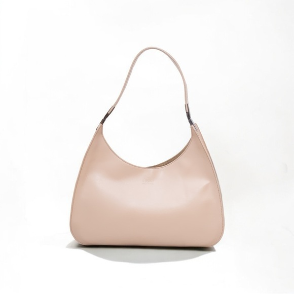 VNTG GUCCI BEIGE VITELLO LEATHER SHOULDER‎ BAG